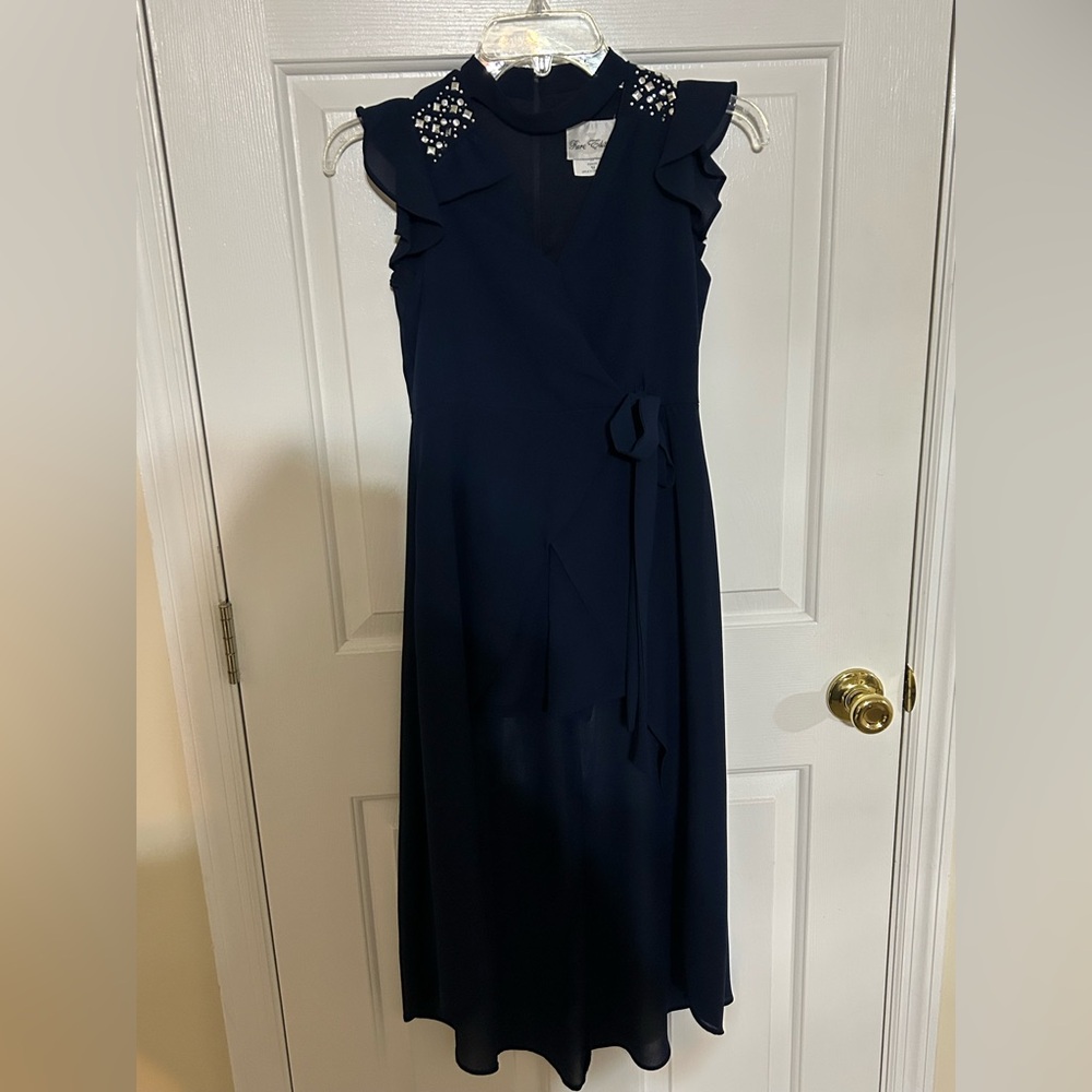 Girls Dressy Shorts/Dress Navy Blue
